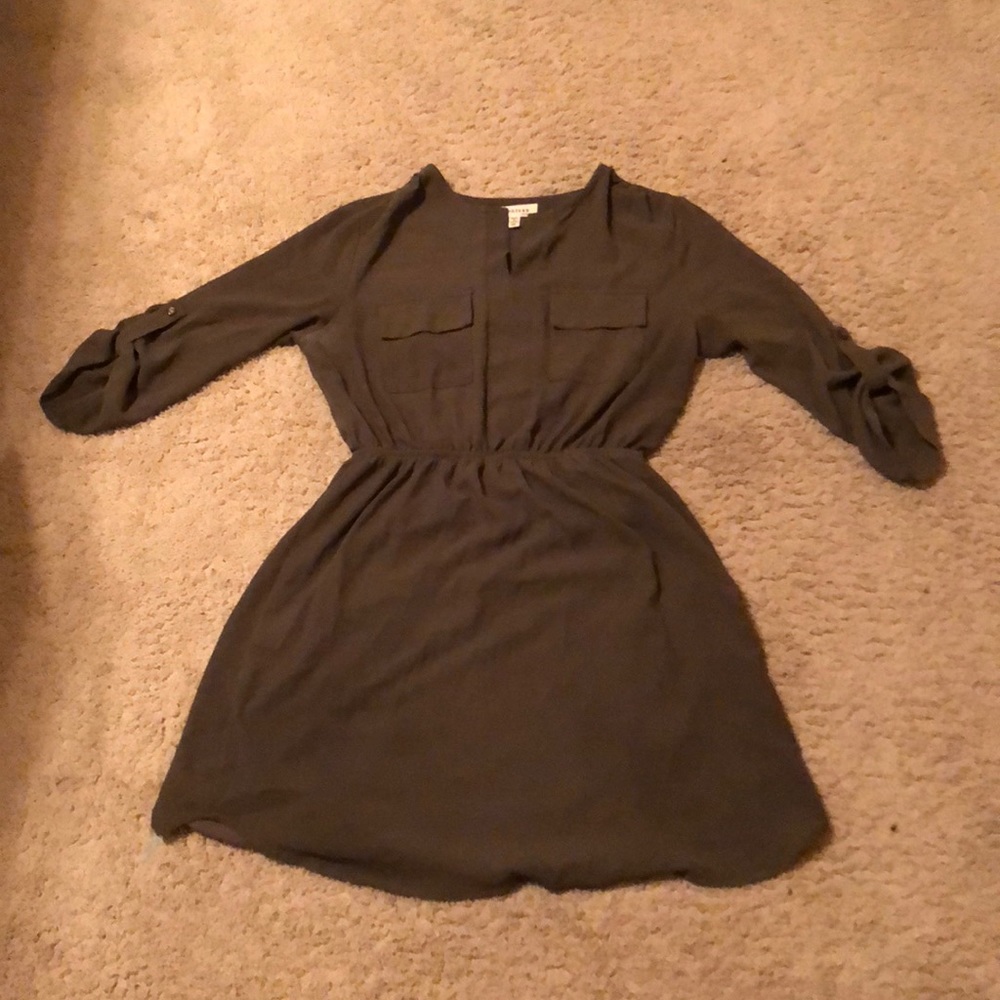 Olive Green Dress